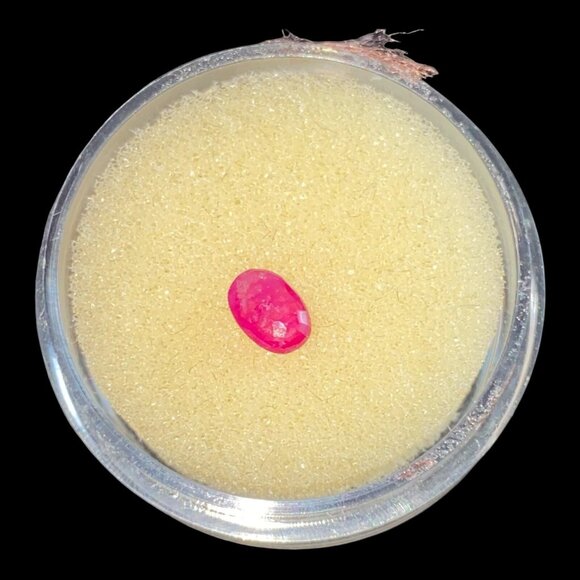 Pink Topaz Oval Faceted Cabochon Stone 6mm X 4mm Loose Gemstone - Picture 3 of 11